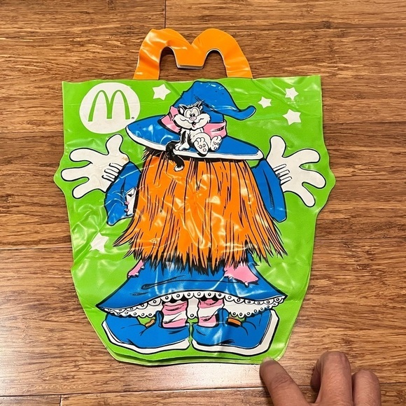 Vintage McDonalds Trick or Treat Bag 1990 Scare crow - Picture 2 of 11